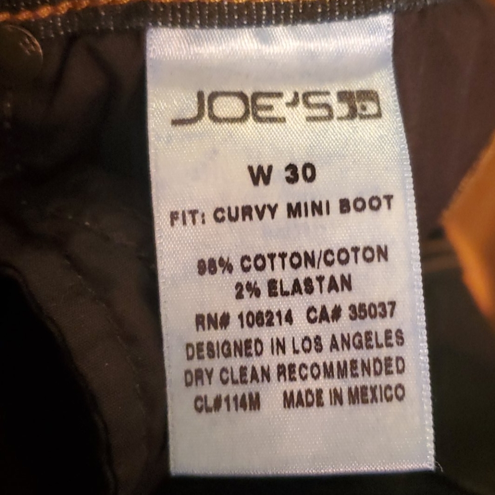Joe's Curvy Mini Bootcut Jeans Size 30 - Picture 3 of 5